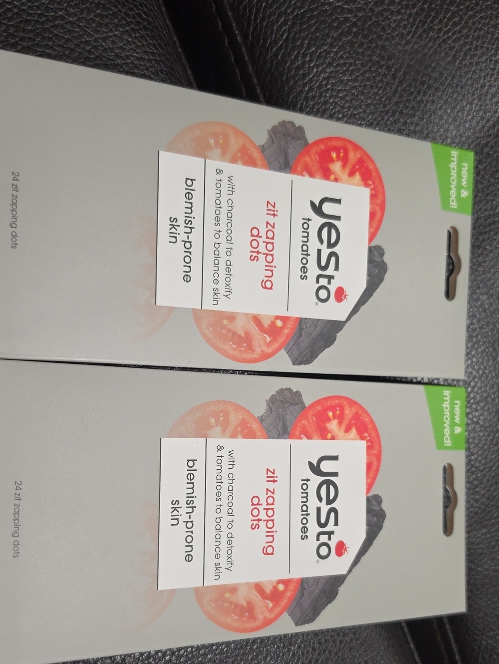 YES to Tomatoes Charcoal Zit Zapping Dot Mask- 2 Packs- 48 Dots